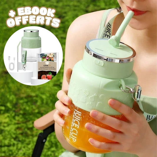 Juice Cup™ | Blender portable rechargeable 800 ml – 1 OFFERT pour 2 achetés