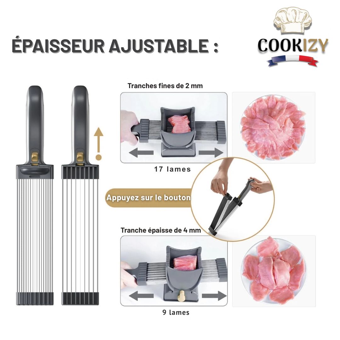 Trancheuse à viande professionnelle – Cookizy