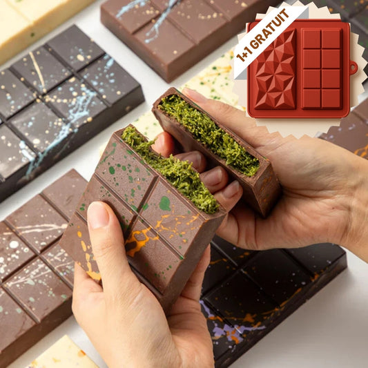 Moule Chocolat “Dubai-style” double designs (1 acheté = 1 offert)