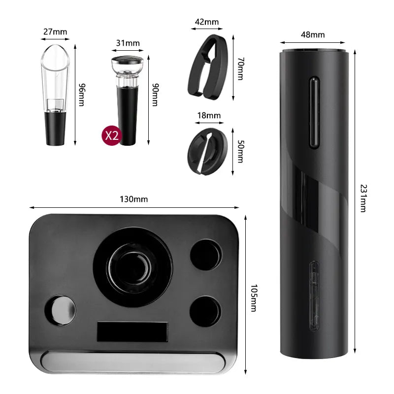 VinOvation™ | Tire bouchon électrique innovant (+ 4 Accessoires Offerts)